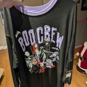 Nightmare Before Christmas  Boo Crew Night Shirt